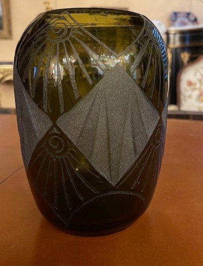 Art Deco Vase By Legras