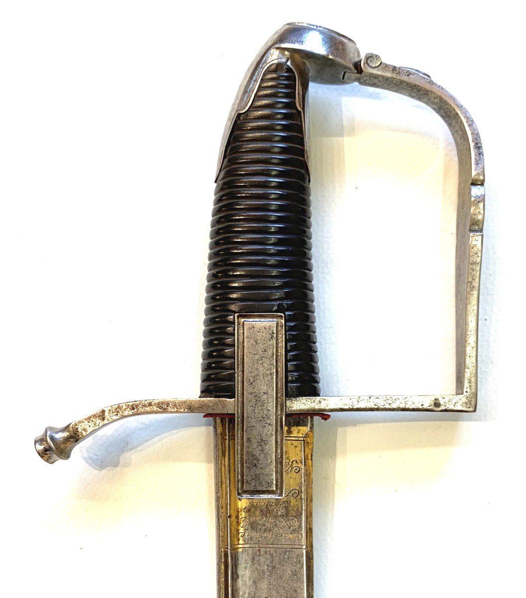 Officer's Saber Of The 6th Regiment Of Horse Hunters-photo-3