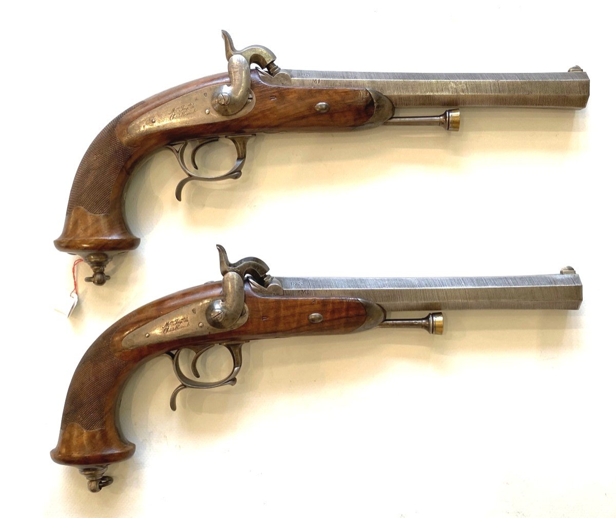 Paire De Pistolets d'Officier Mle 1833, 2ème Type