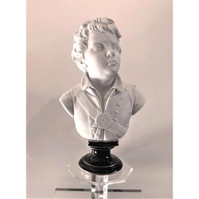 Biscuit Bust Of Young Viala