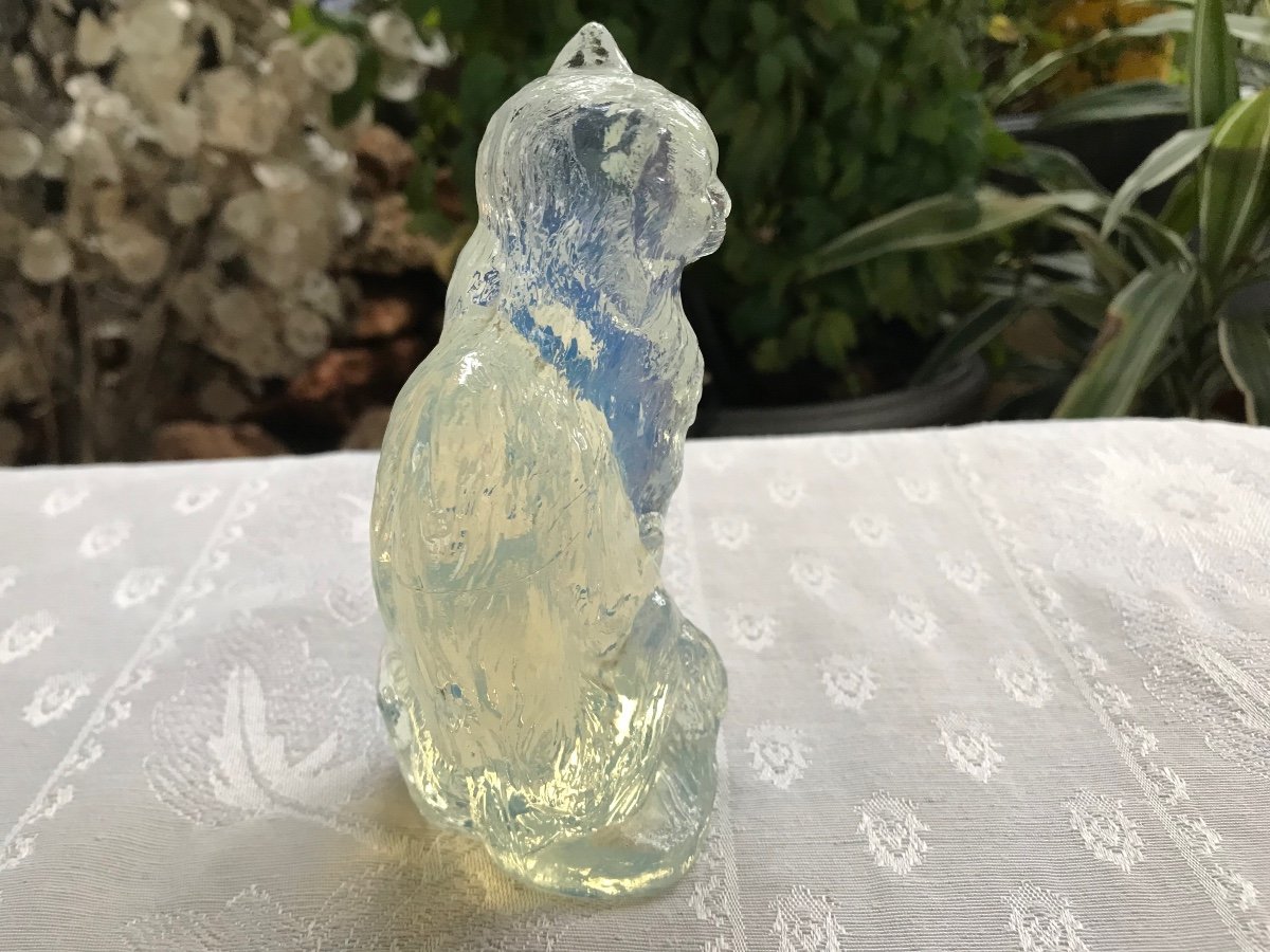 Opalescent Glass Cat-photo-2