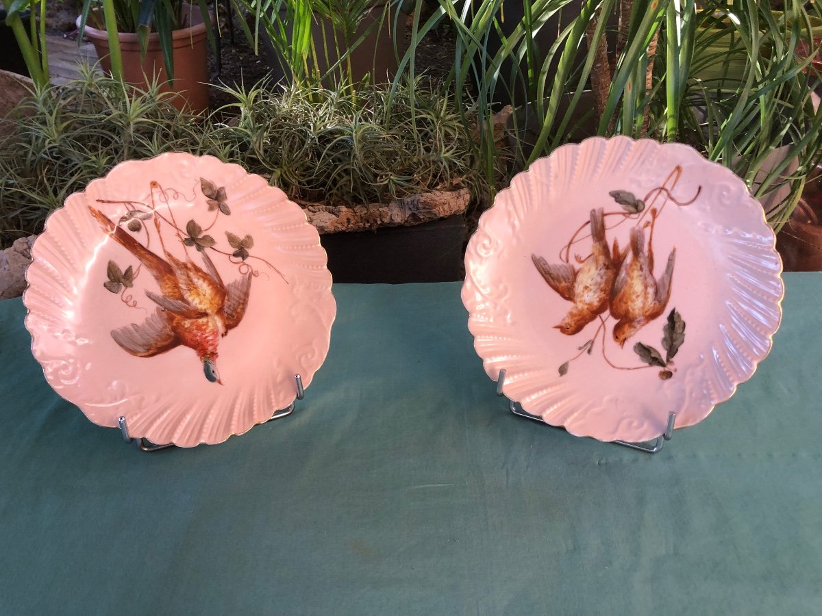 Pair Of Bird Plates 