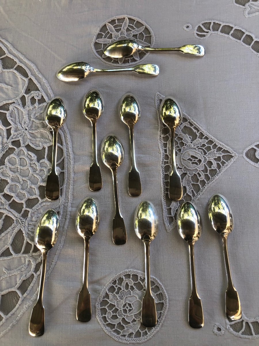 Silver Dessert Spoons -photo-2