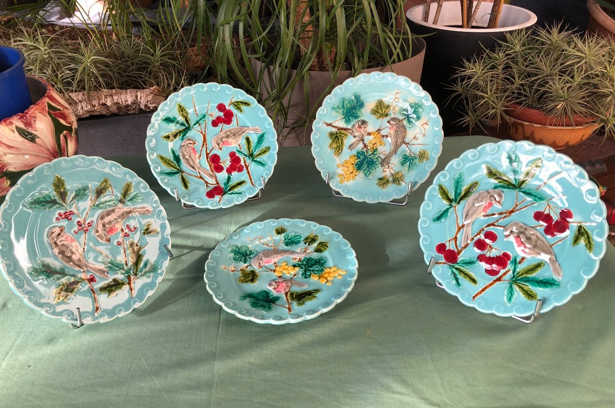 Sarreguemines Dessert Plates 