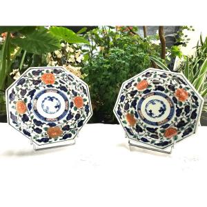 Pair Of Octagonal Plates