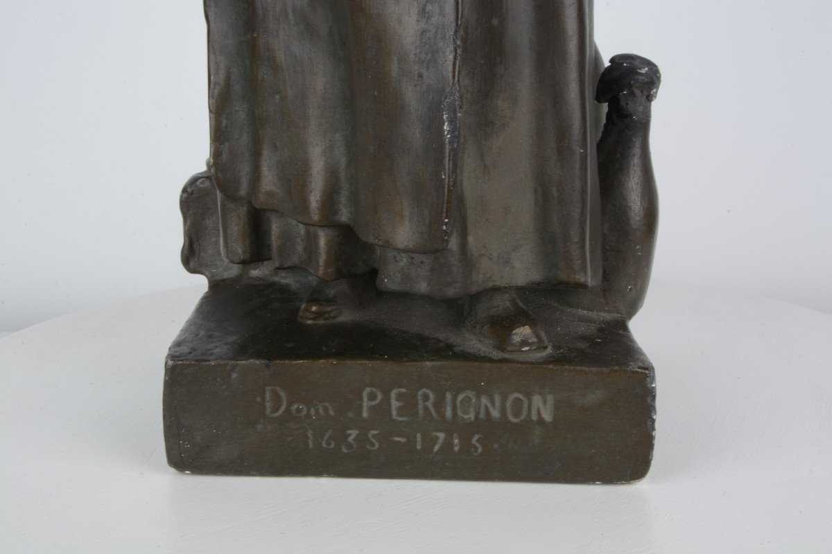 Dom Pérignon à La Coupe - L Chavalliaud 1858-1919-photo-6