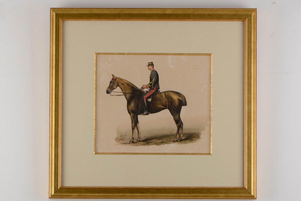 Horse Artillery Officer - H De Somer (late 19th Century)-photo-4