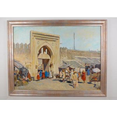 Puerta Del Socco Grande - Tangier - H. Jabran 1917-1993