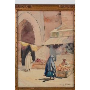 The Bread Merchant - Matteo Brondy 1866-1944