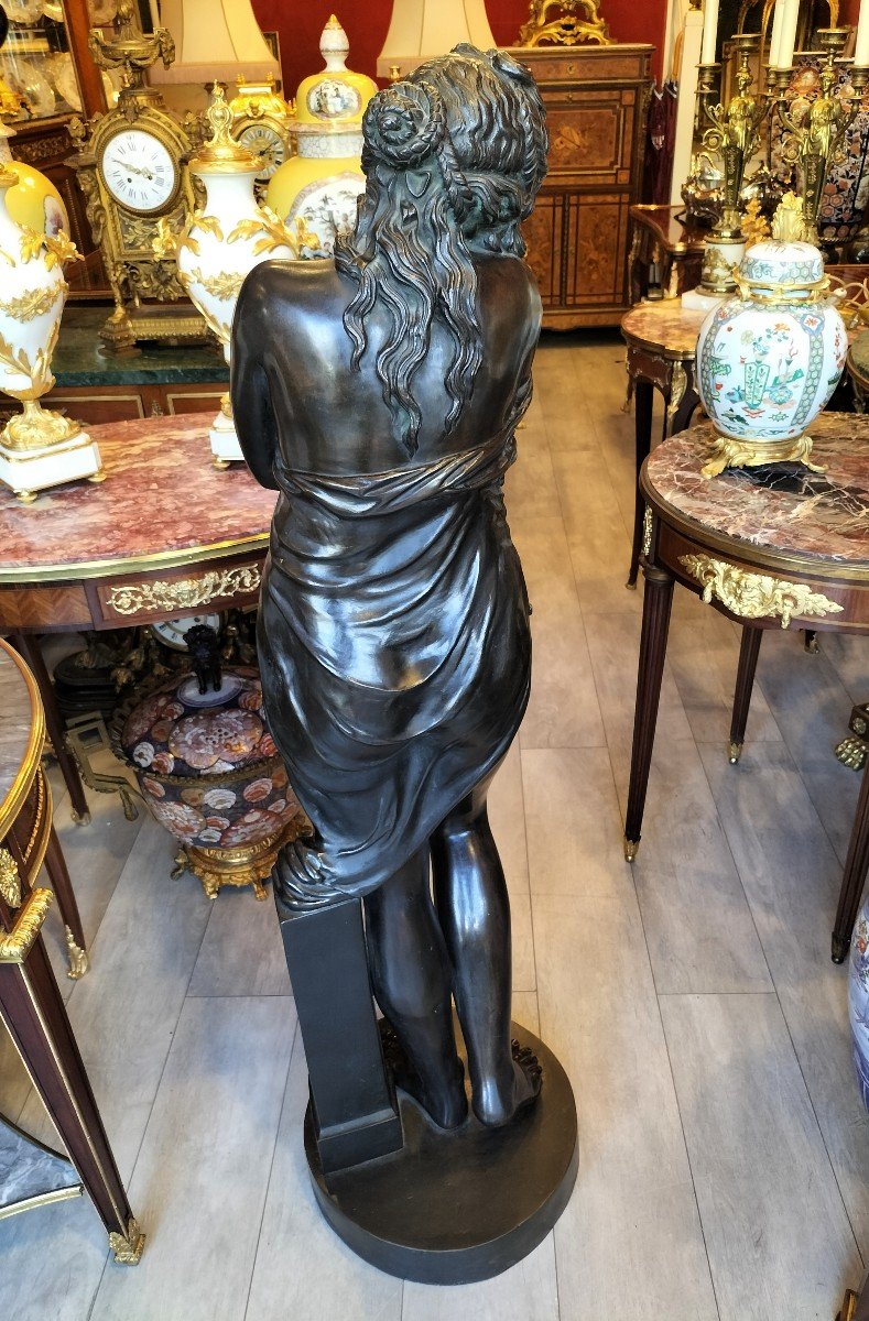 Very Large Patined Bronze Sculpture -photo-4