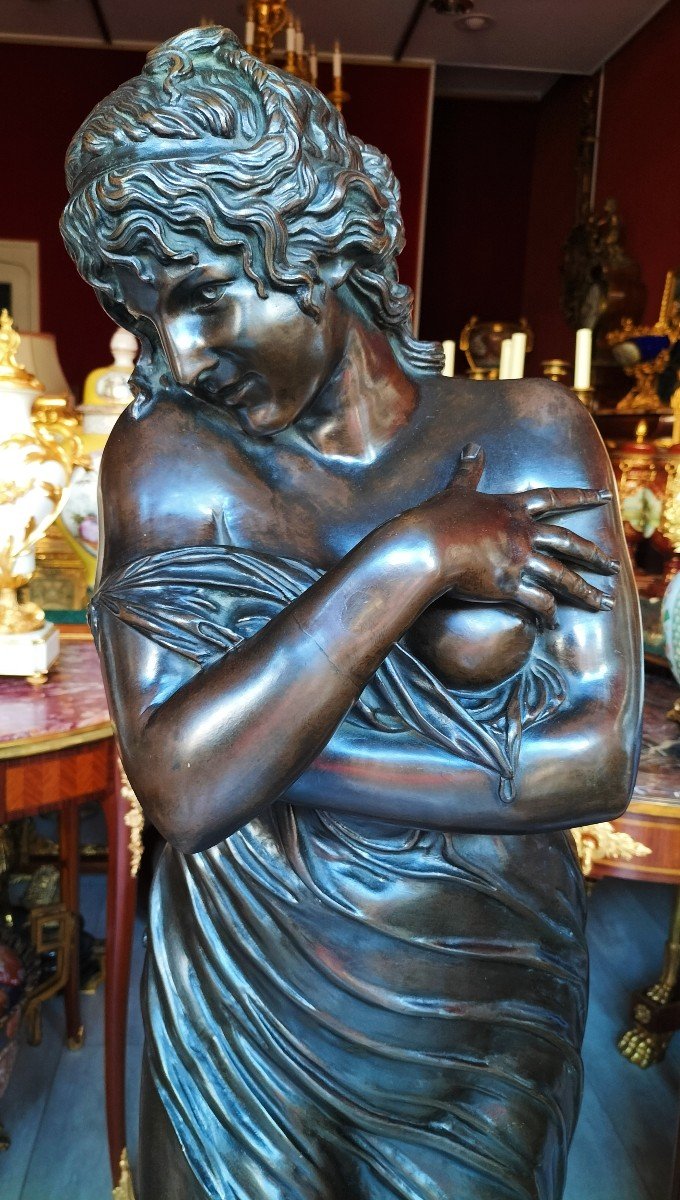 Very Large Patined Bronze Sculpture -photo-2