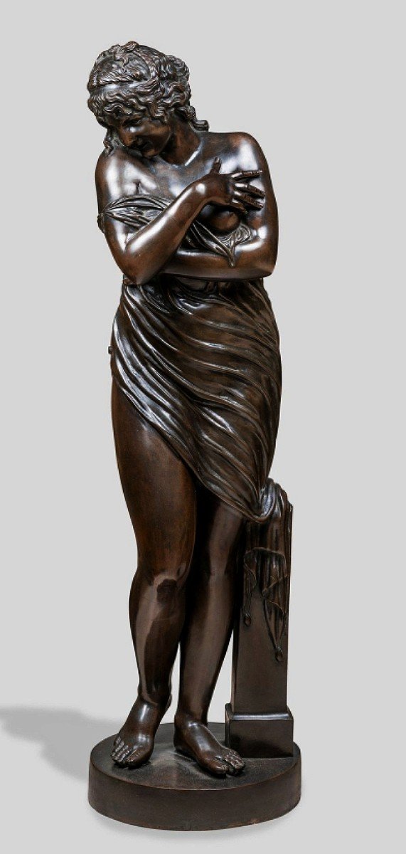 Very Large Patined Bronze Sculpture 