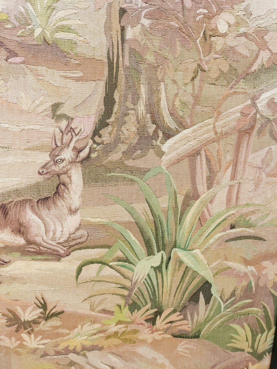 Pair Of Aubusson Napoleon III Tapestry Panels -photo-3