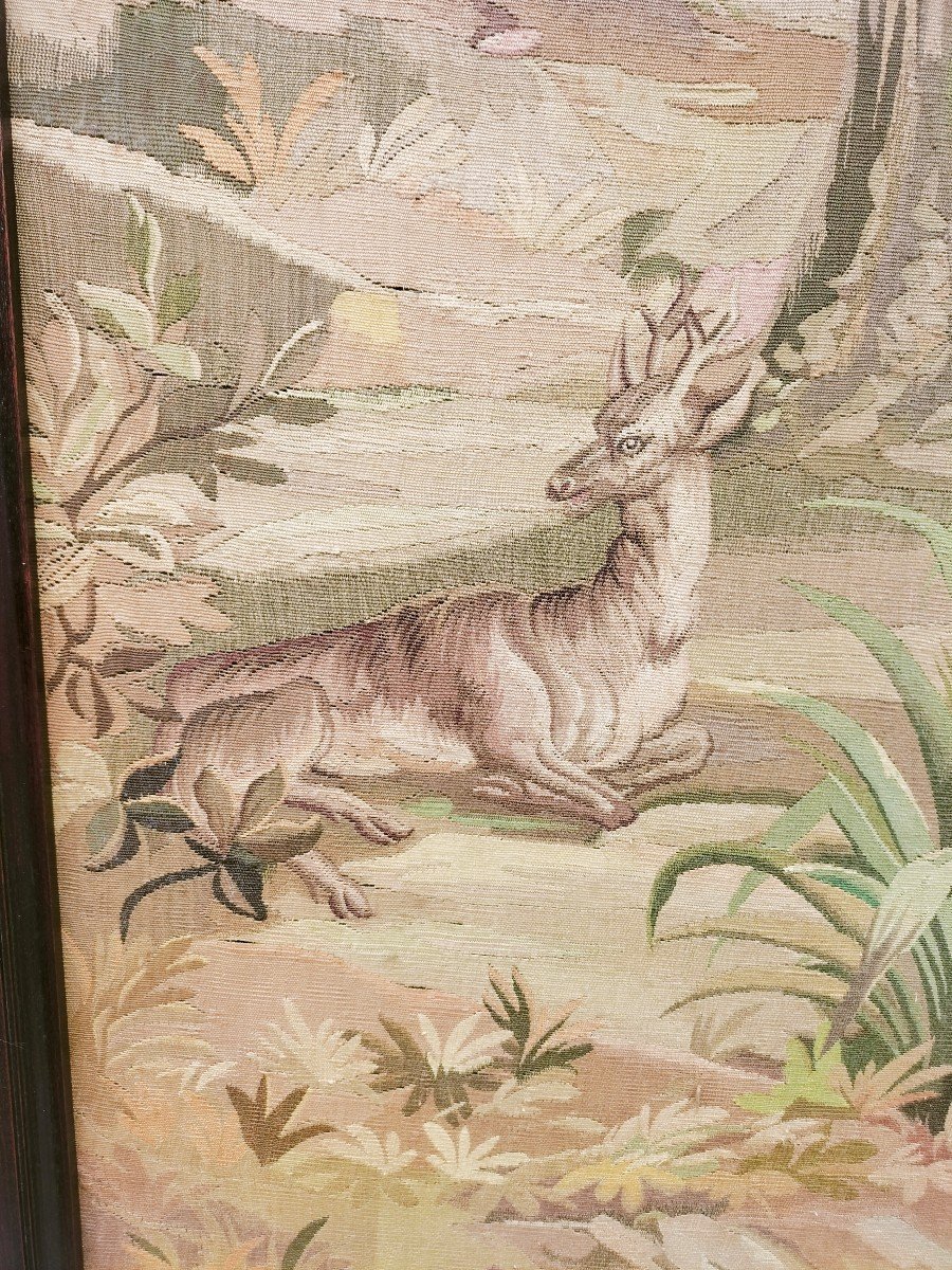 Pair Of Aubusson Napoleon III Tapestry Panels -photo-8