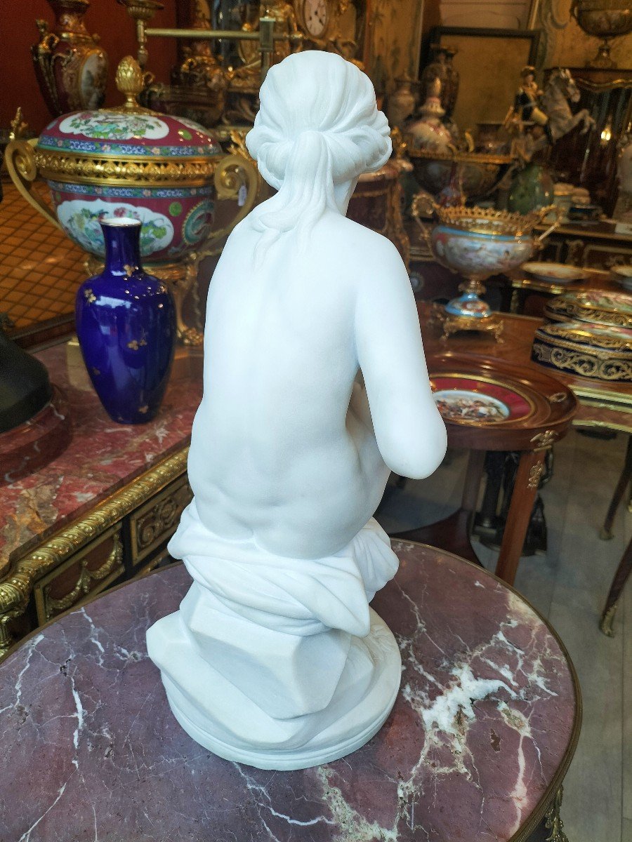 Carrara Marble Sculpture After Pradier-photo-4