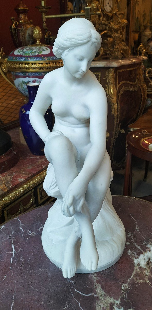 Carrara Marble Sculpture After Pradier