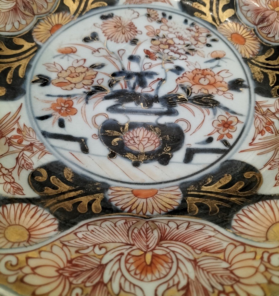 Arita Porcelain Plate Japan Edo Period-photo-3