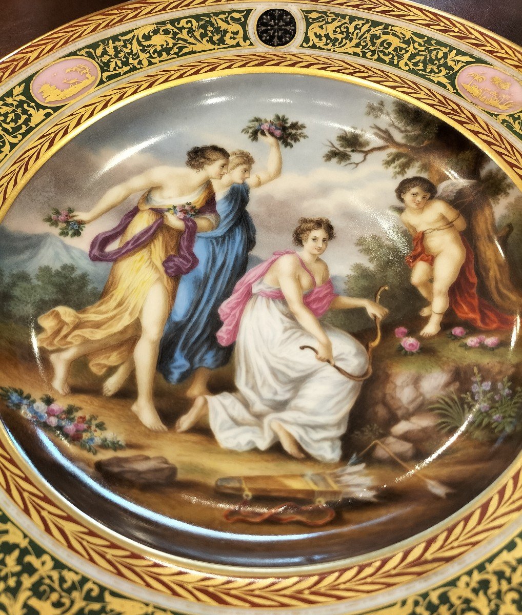 Assiette En Porcelaine De Vienne-photo-2