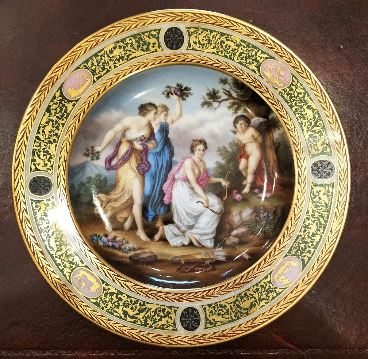 Assiette En Porcelaine De Vienne-photo-4