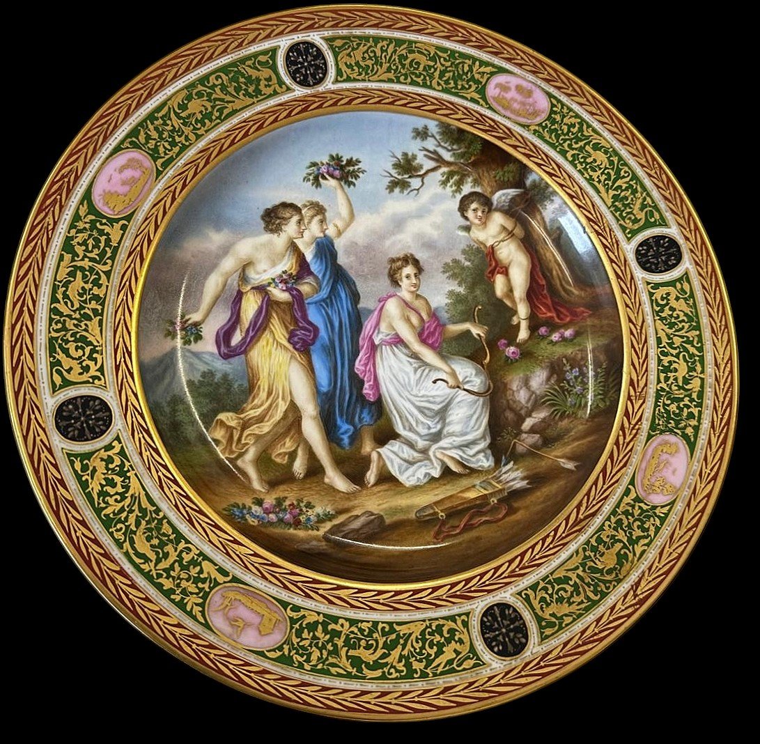 Assiette En Porcelaine De Vienne-photo-5