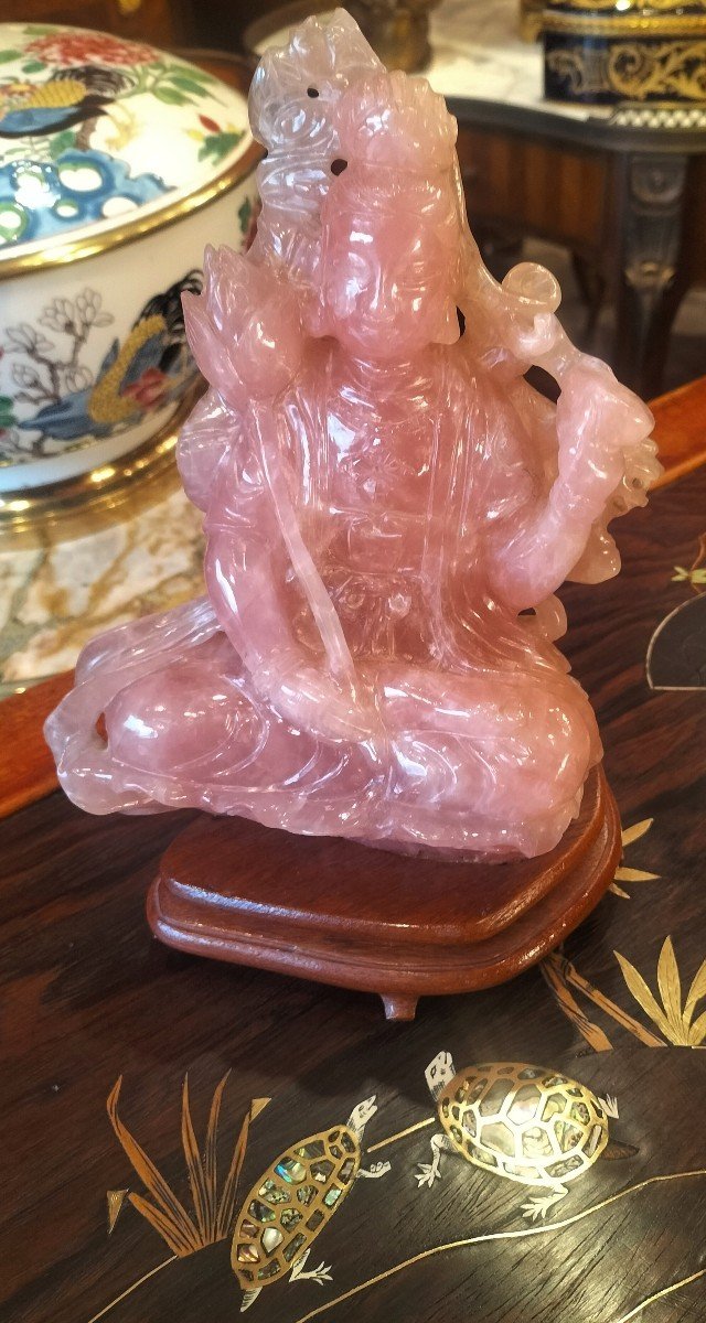 Kwanyin In Rose Quartz China-photo-5