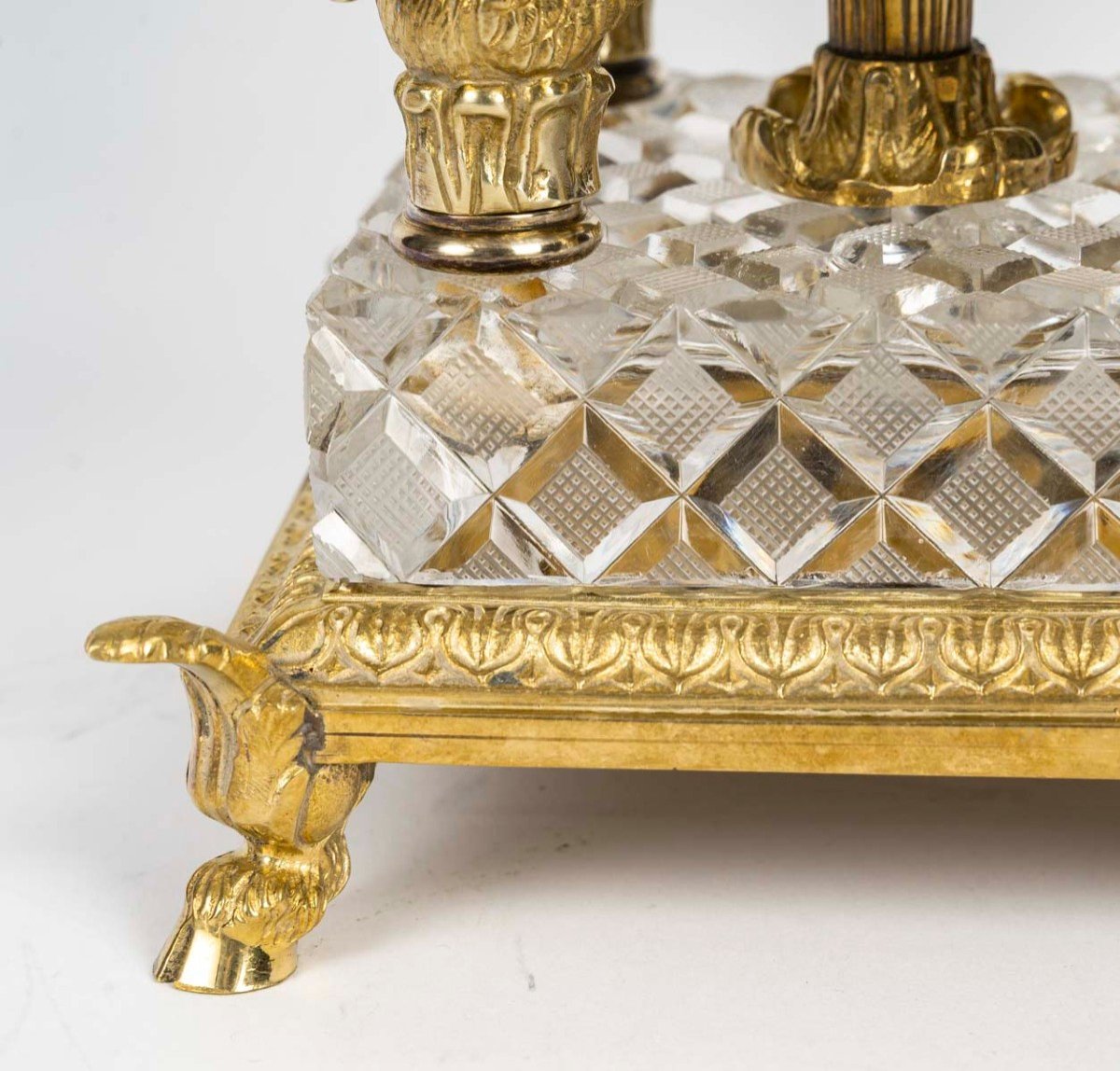 Cut Crystal And Gilt Bronze Cup -photo-2