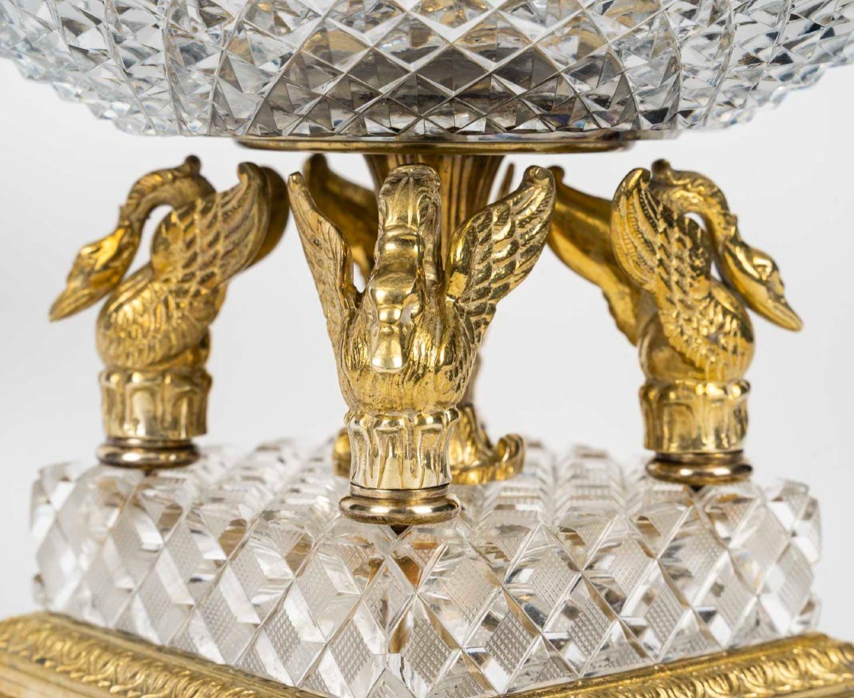 Cut Crystal And Gilt Bronze Cup -photo-4