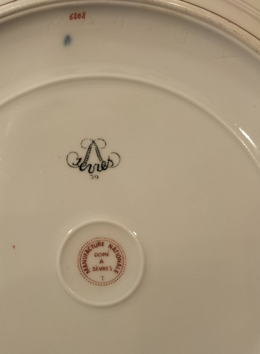 Assiette En Porcelaine De Sèvres -photo-5