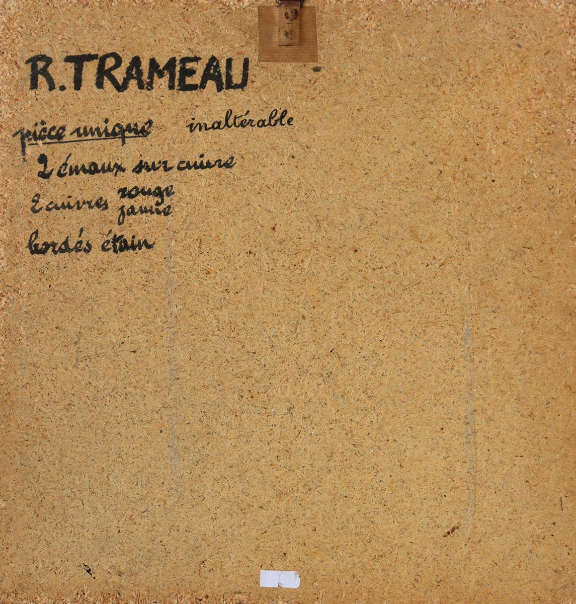 RAYMOND TRAMEAU : "SCULPTURE MURALE ABSTRAITE"-photo-2