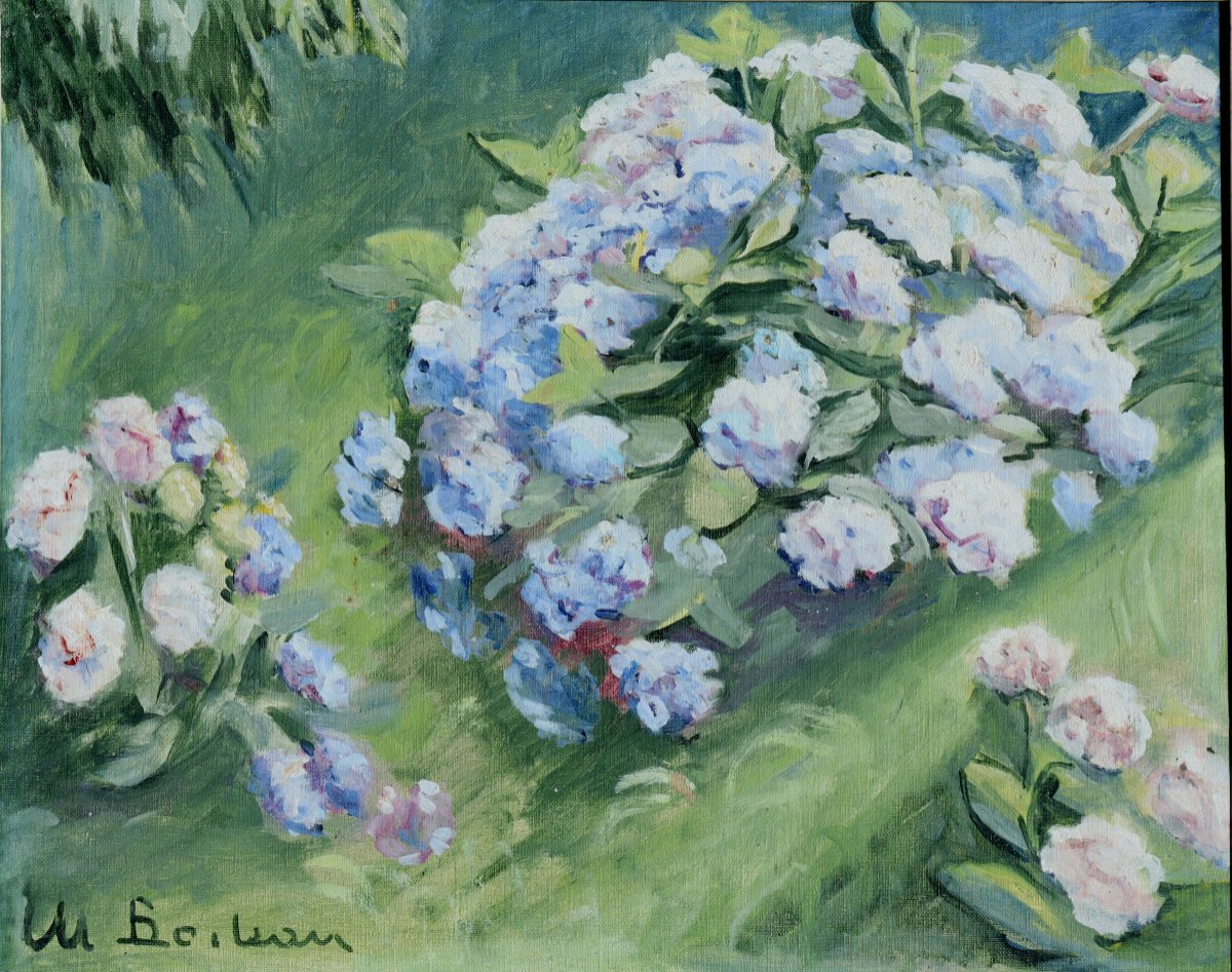 Marie-madeleine Boileau : "the Hydrangeas"-photo-2