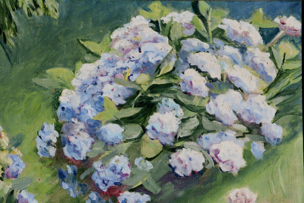 Marie-madeleine Boileau : "the Hydrangeas"-photo-3