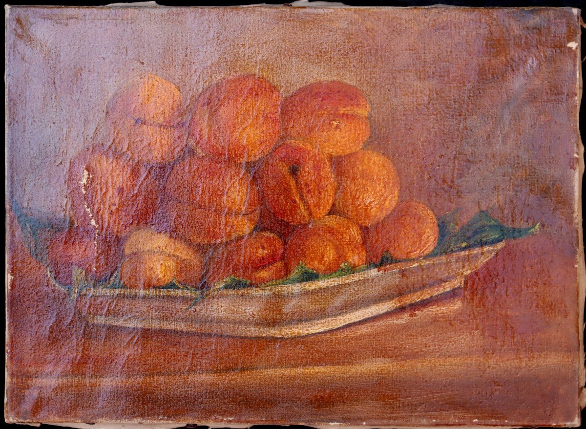 French School Early 20th : “set Of Still Life To Be Restored”-photo-2