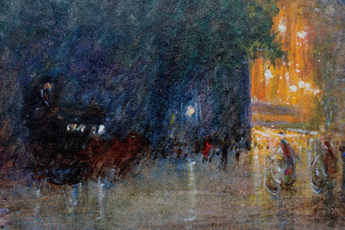 M. S. BENOIST : " PARIS LA NUIT 1910"-photo-4