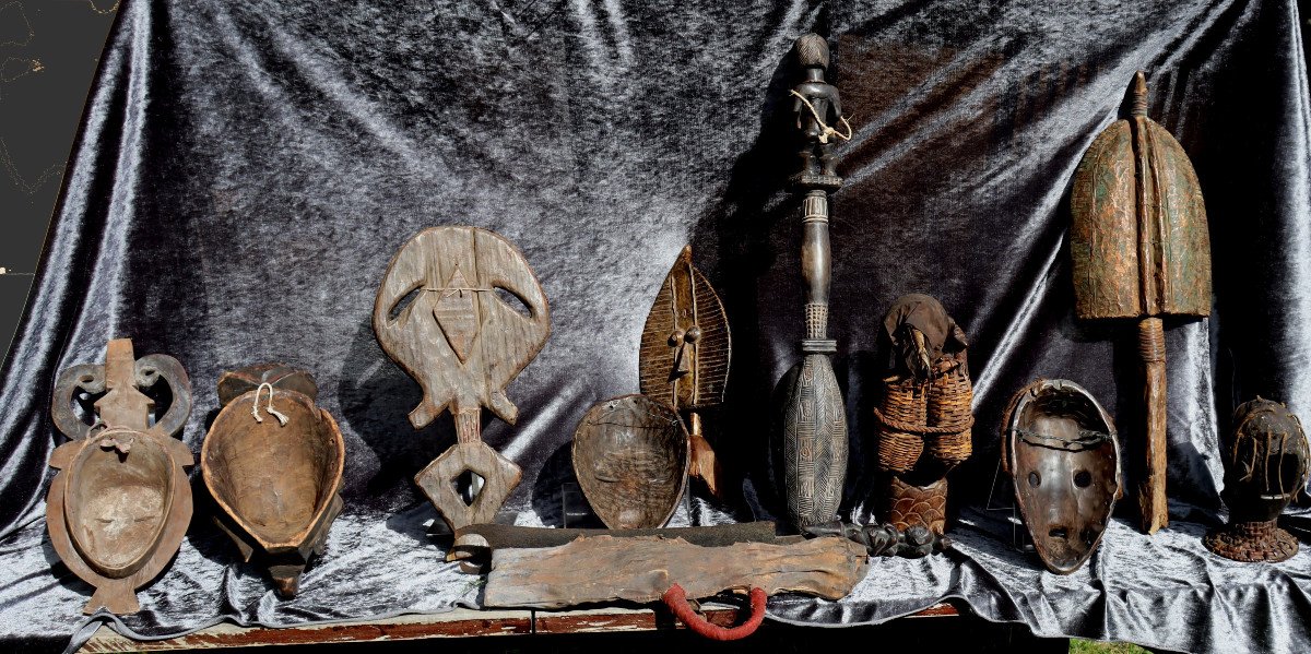 COLLECTION D'OBJETS D'ART AFRICAINS-photo-2