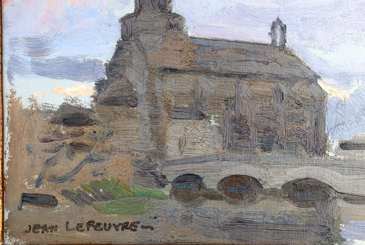 JEAN LEFEUVRE : "EGLISE DANS LA BRUME"-photo-4