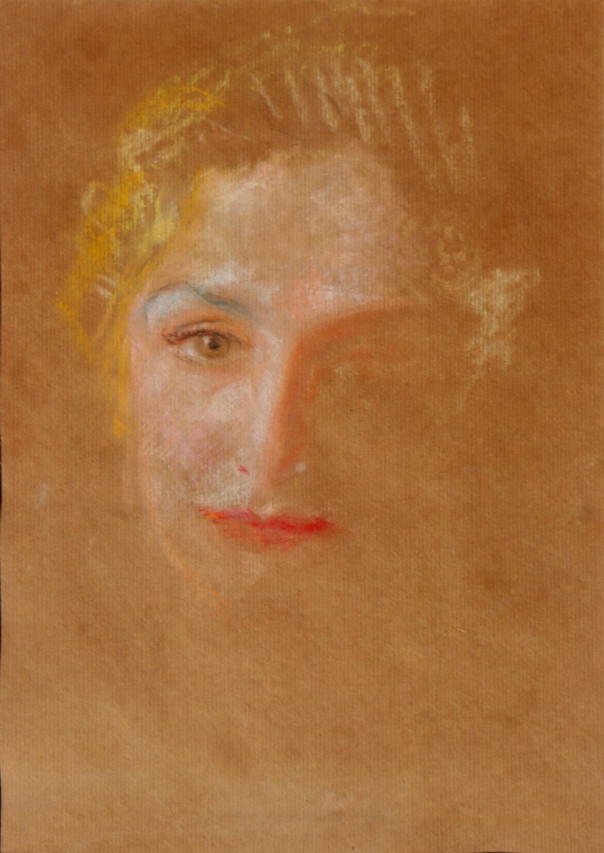 I   Rene-marie Castaing : "study Of A Blonde Woman"