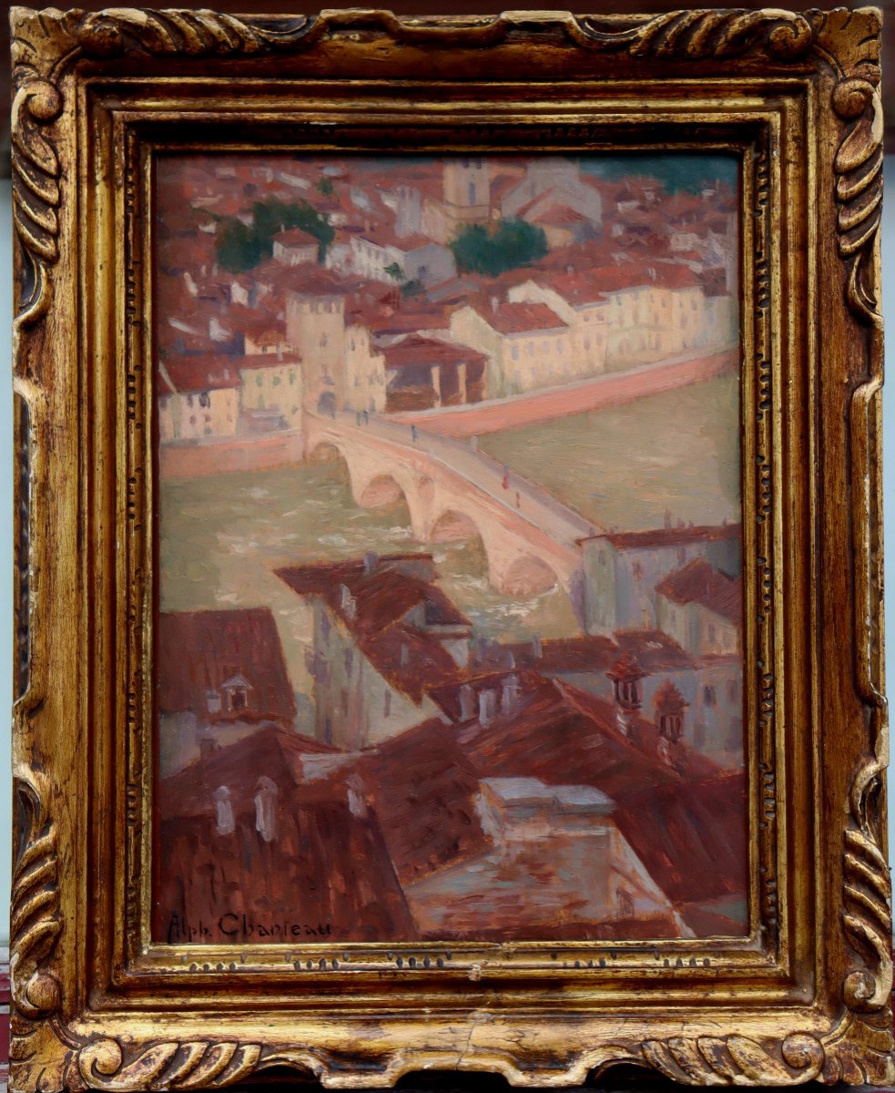 Alphonse Chanteau : “the Adige In Verona 1901”