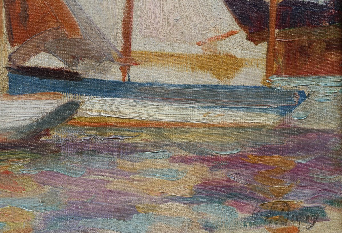 Paul Michel Dupuy : "the Sailing Boats"-photo-3