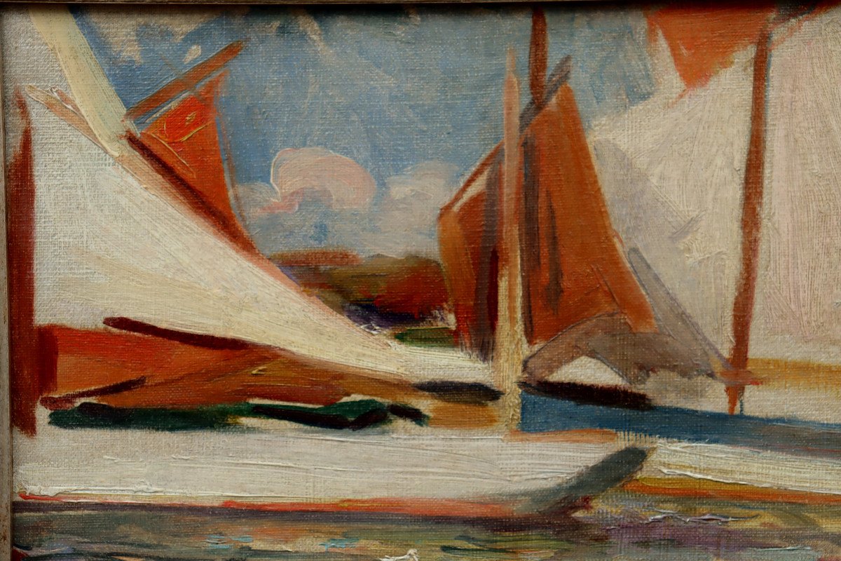 Paul Michel Dupuy : "the Sailing Boats"-photo-4