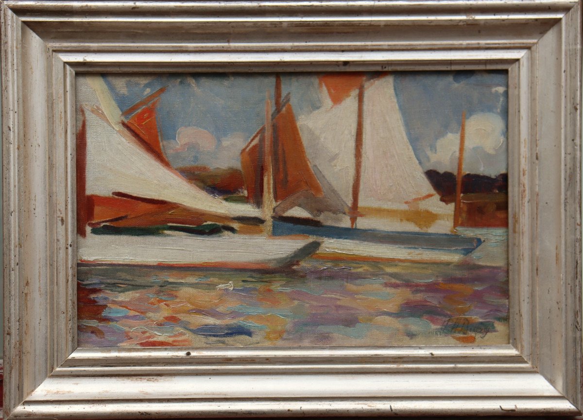 Paul Michel Dupuy : "the Sailing Boats"