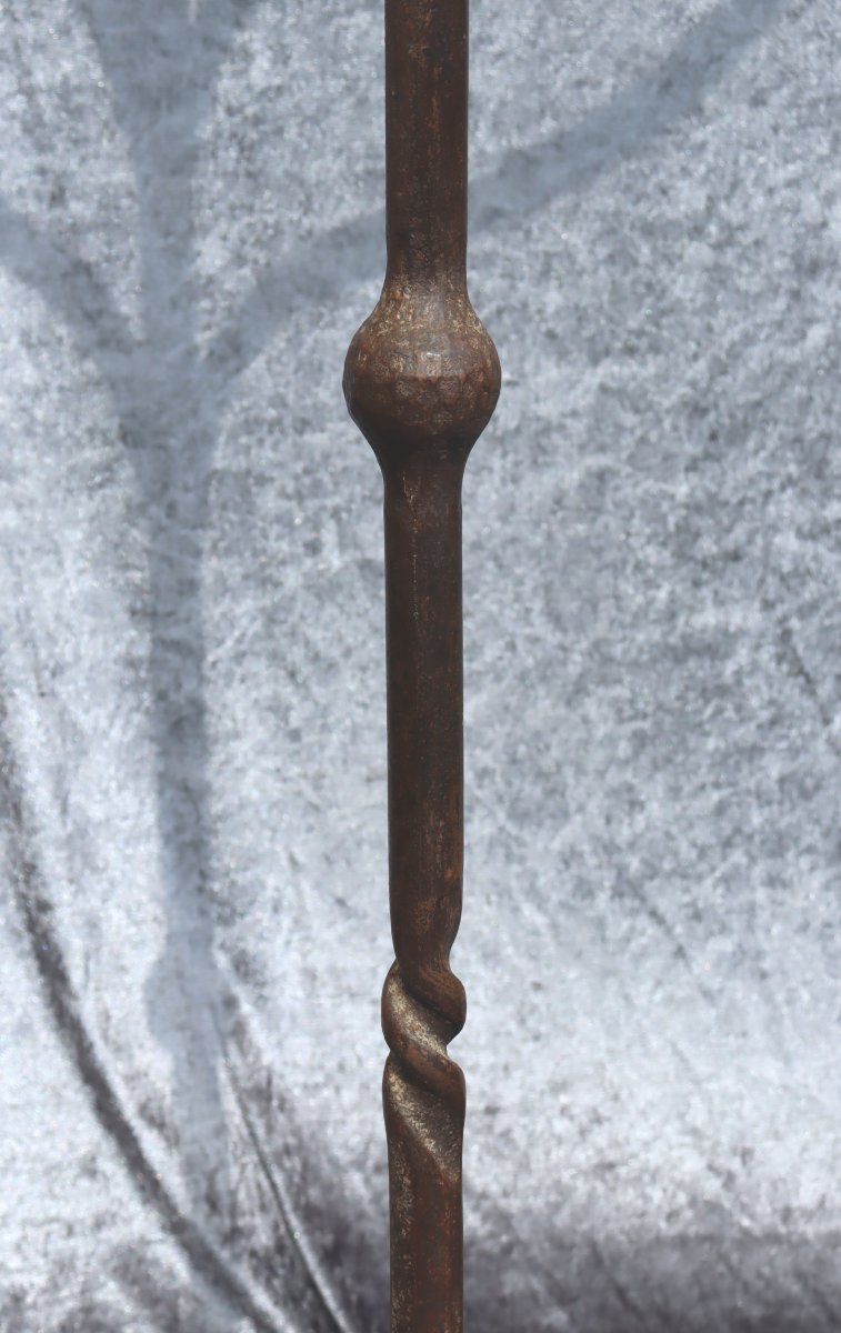 France Circa 1950 : "very Large Seven-branched Candlestick"-photo-4