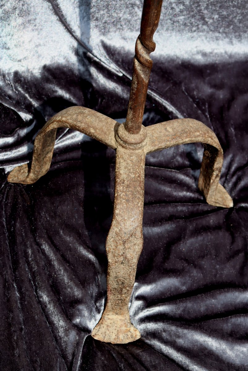 France Circa 1950 : "very Large Seven-branched Candlestick"-photo-1