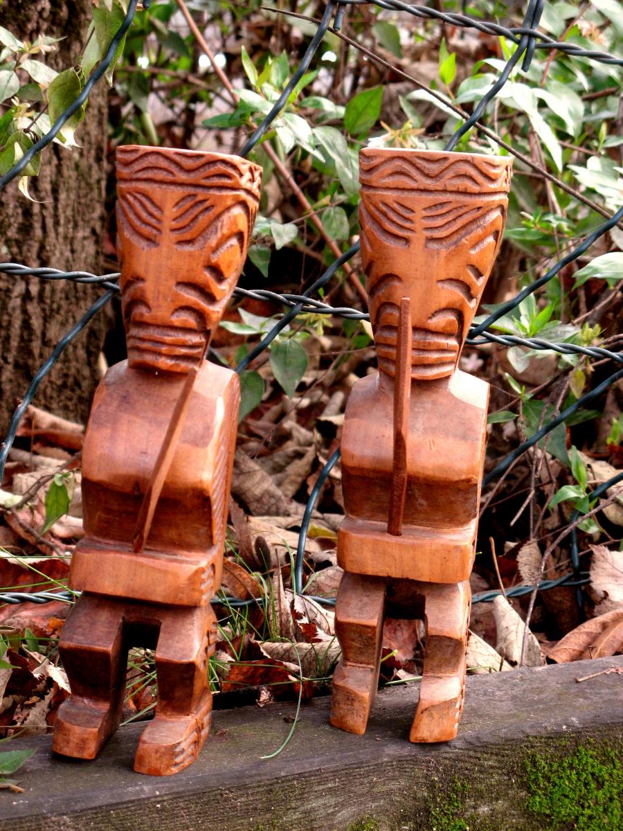 PAIRE DE SERRE-LIVRES "TIKIS"-photo-2