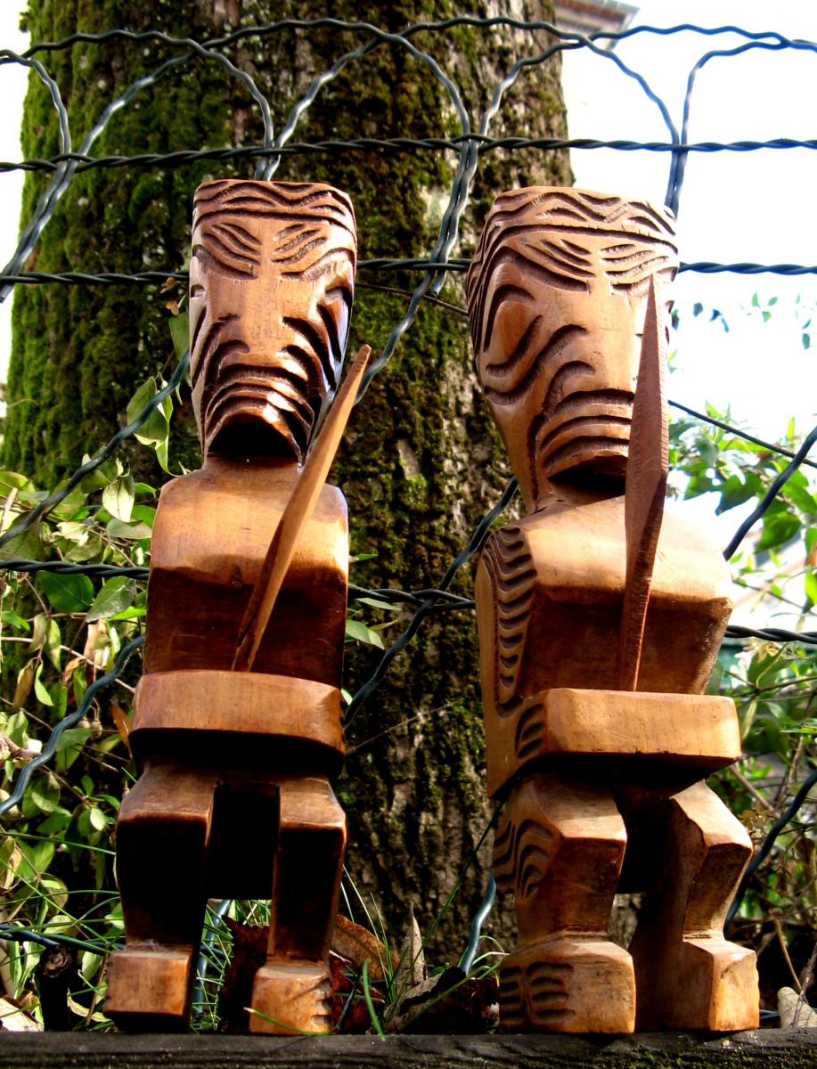 PAIRE DE SERRE-LIVRES "TIKIS"-photo-1