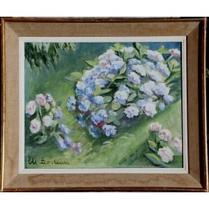 Marie-madeleine Boileau : "the Hydrangeas"