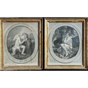 "exceptional Pair Of 18th Century Frame"