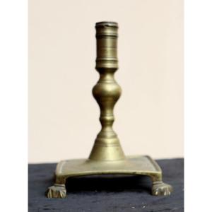 17th Century Spanish Bronze Candlestick