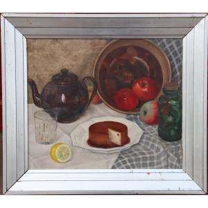 MAURICE SOUDAN : "NATURE MORTE AU GÂTEAU"