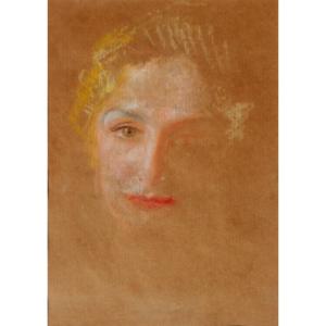 I   Rene-marie Castaing : "study Of A Blonde Woman"