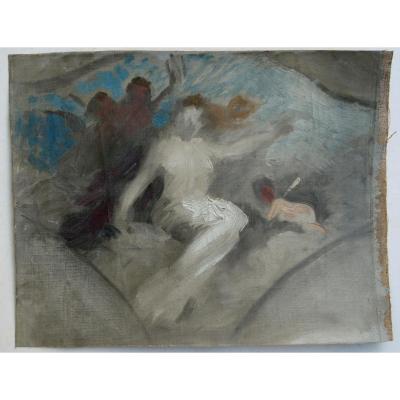 Joseph Castaing : Study For The Winter Palace Of Pau